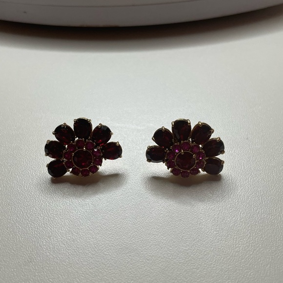 Betsy Johnson pink and red earrings - Picture 3 of 3